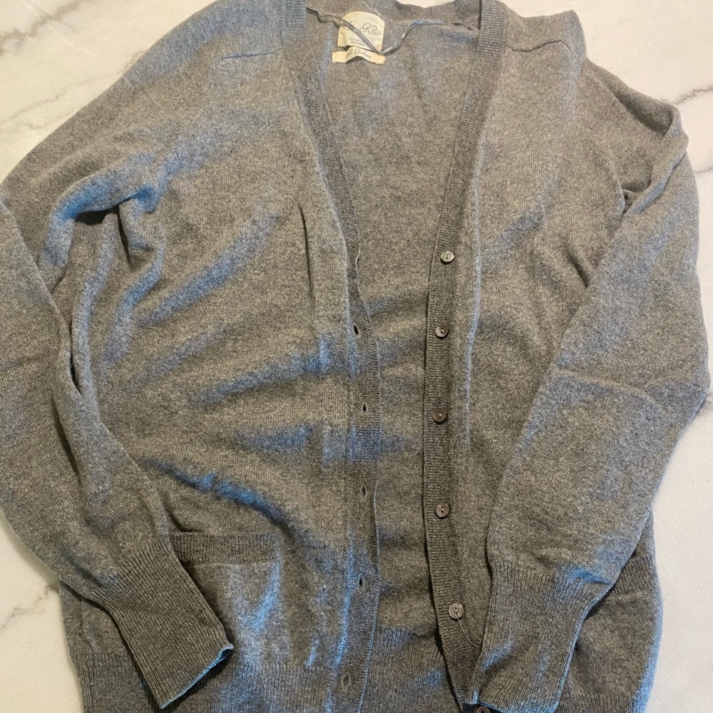 Cashmere Cardigan Sweater